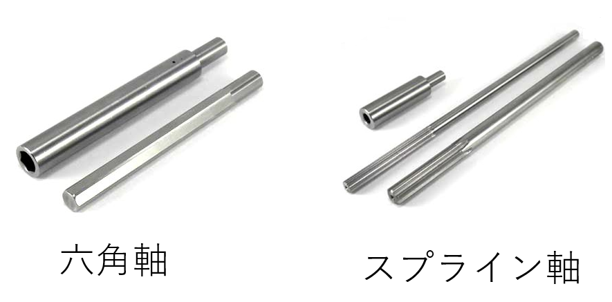六角軸・スプライン軸